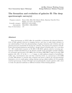 The formation and evolution of galaxies II: The deep spectroscopic survey(s)