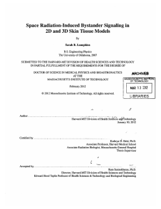 Space  Radiation-Induced Bystander Signaling  in 2012 AR