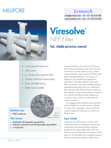 Viresolve NFP Filter L enntech