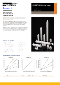 PROPOR HC Filter Cartridges