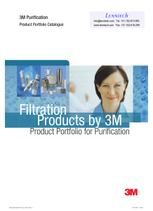 Filtration Products by 3M Product Portfolio for Purification Lenntech