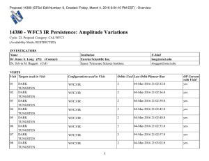 14380 - WFC3 IR Persistence: Amplitude Variations