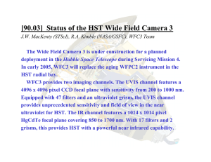 [90.03]  Status of the HST Wide Field Camera 3