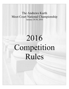 2016 Competition Rules