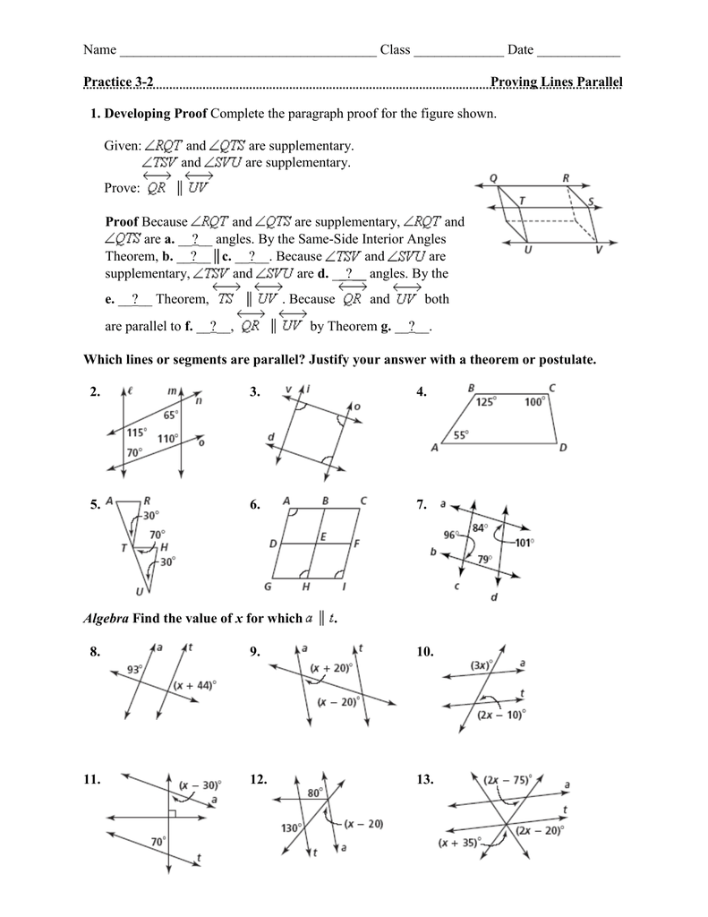 32-parallel-lines-proofs-worksheet-answers-support-worksheet