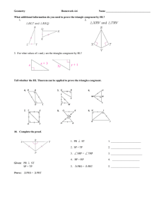 Geometry  Homework 4.6 Name __________________________________