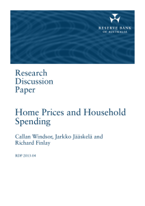 Home Prices and Household Spending Research Discussion