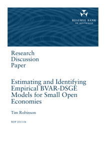 Estimating and Identifying Empirical BVAR-DSGE Models for Small Open Economies