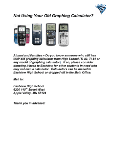 Not Using Your Old Graphing Calculator?
