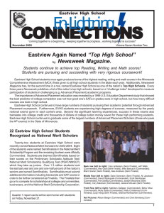 CONNECTIONS En-Lightning Eastview High School