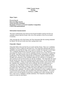 UMKC Faculty Senate Meeting February 7, 2006