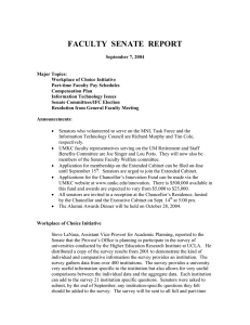 FACULTY  SENATE  REPORT