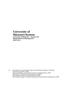 University of Missouri System University of Missouri – Kansas City