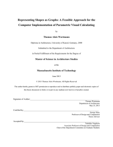 Representing Shapes as Graphs: A Feasible Approach for the