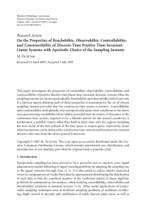 Hindawi Publishing Corporation Discrete Dynamics in Nature and Society pages