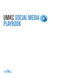 UMKC SOCIAL MEDIA PLAYBOOK