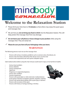 Welcome to the Relaxation Station
