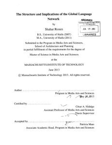 The  Structure and Implications  of the Global Language Network AROHIVEs