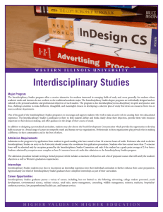 Interdisciplinary Studies Major Program