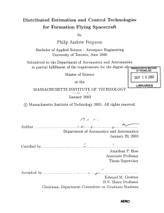 Distributed Estimation  and  Control  Technologies