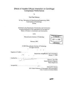 Effects  of  Impeller-Diffuser  Interaction  on ... Compressor  Performance Neil Paul  Murray