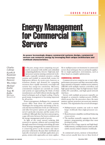 Energy Management for Commercial Servers