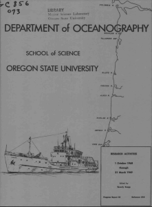 ,e Is 6 DEPARTMENT of OCEANO HY 073