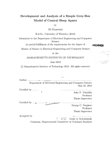 Ali Development  and  Analysis  of  a ... Model  of  Central  Sleep  Apnea Kazerani