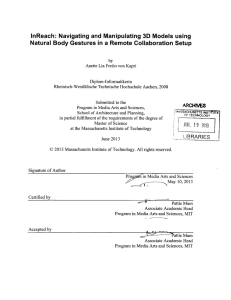 InReach:  Navigating  and  Manipulating  3D ... Natural  Body Gestures  in  a Remote ...