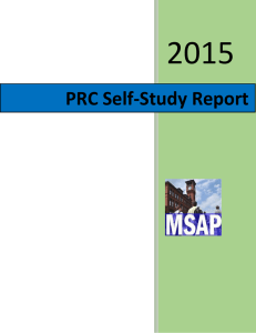 2015  PRC Self-Study Report MSAP PRC 2015 pg.1
