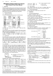 IRM-S04DI Intelligent Digital Input Sensor With Phoenix Ports User Manual