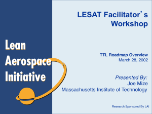 LESAT Facilitator s Workshop ’