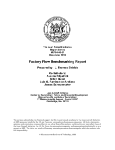 Factory Flow Benchmarking Report