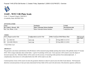 11445 - WFC3 IR Plate Scale