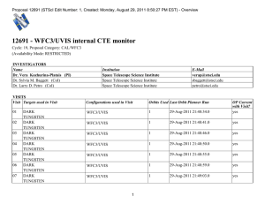 12691 - WFC3/UVIS internal CTE monitor