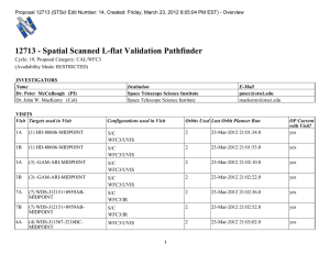12713 - Spatial Scanned L-flat Validation Pathfinder