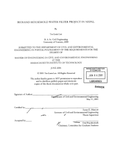 BIOSAND  HOUSEHOLD By SUBMITTED ENGINEERING  IN