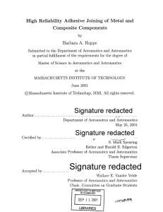 Adhesive  Joining  of  Metal  and A.