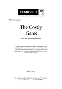 The Costly Game Discussion paper