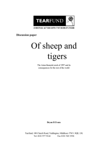 Of sheep and tigers Discussion paper