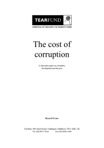 The cost of corruption