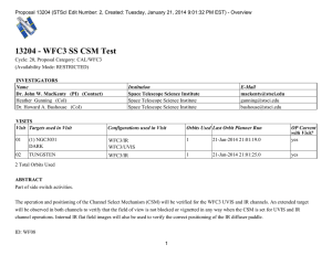 13204 - WFC3 SS CSM Test