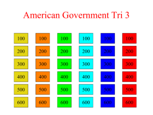 American Government Tri 3