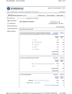Page 1 of 11 SurveyMonkey - Survey Results