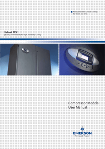 Compressor Models User Manual Liebert PEX Next Generation Critical Cooling