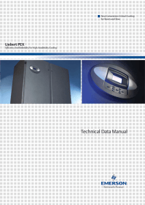 Technical Data Manual Liebert PEX Next Generation Critical Cooling for Room and Row