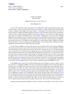 44 NO. 3 CRIMLAWBULL 6 Page 1 Criminal Law Bulletin