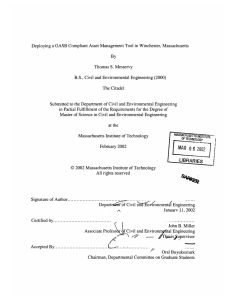 GASB S. B.S.,  Civil and Environmental  Engineering  (2000)