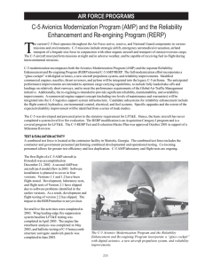 C-5 Avionics Modernization Program (AMP) and the Reliability