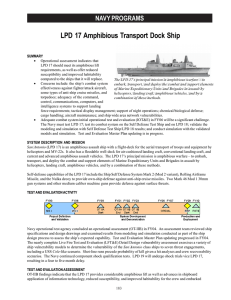 LPD 17 Amphibious Transport Dock Ship NAVY PROGRAMS